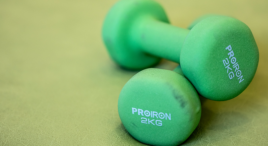 Grüne PROIRON 2 kg Hanteln für aktives Training